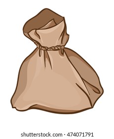 Illustration of a canvas sack