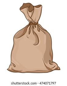  Illustration of a canvas sack