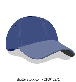 Illustration of cap, baseball cap, baseball cap vector, baseball cap isolated, baseball hat