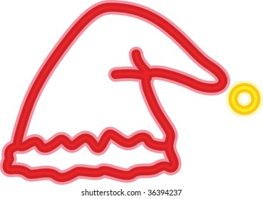 illustration of cap on white