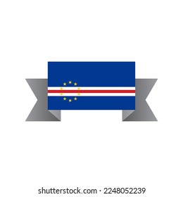 Illustration of Cape Verde flag Template