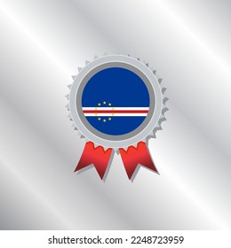 Illustration of Cape Verde flag Template