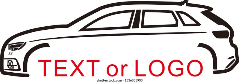 illustration for car