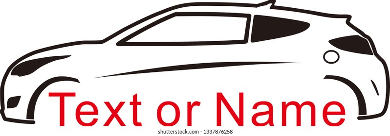 illustration for car