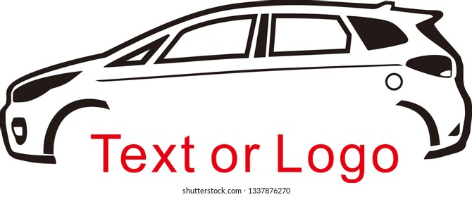 illustration for car