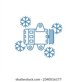 illustration of car air conditioning compressor.