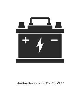 Illustration of car battery icon