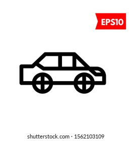 illustration of car flat icon