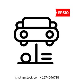 illustration of car flat icon