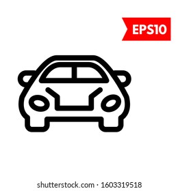 illustration of car flat icon