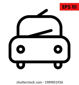 Illustration of car line icon