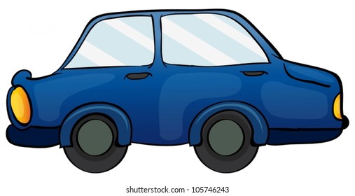 illustration of a car on a white background