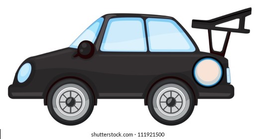 illustration of car on a white background