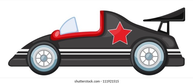 illustration of car on a white background