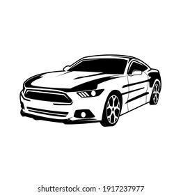 a illustration of car on white background