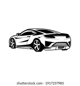 Vector Layout Sports Car Chevrolet Camaro Stock Vector (Royalty Free ...