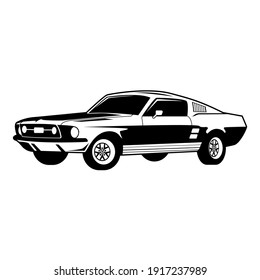 a illustration of car on white background