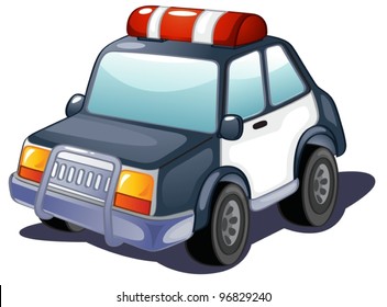 illustration of car on a white background