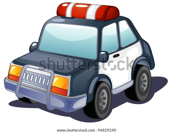 illustration of car on a
white background