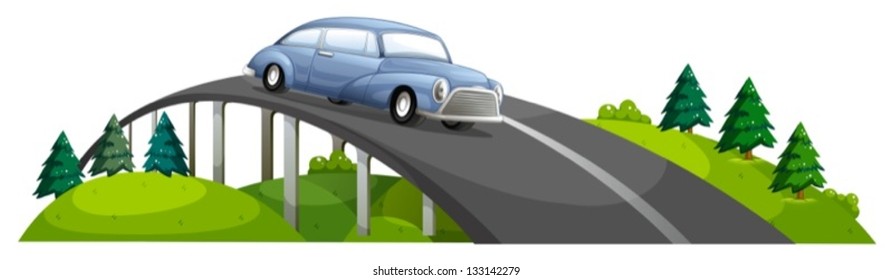 over bridge images clipart