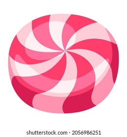 Illustration of caramel candy. Food item for bars, restaurants and shops.