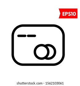 illustration of card flat icon