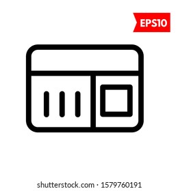 illustration of card flat icon