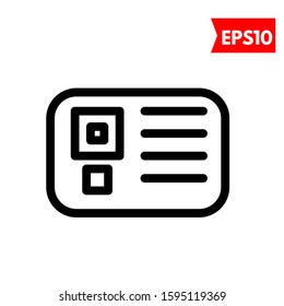 illustration of card flat icon