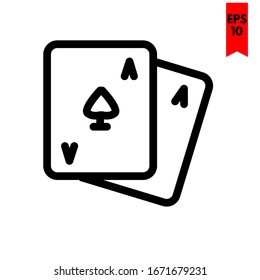 Illustration des Kartenflachsymbol