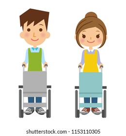 Illustration of a caregiver.