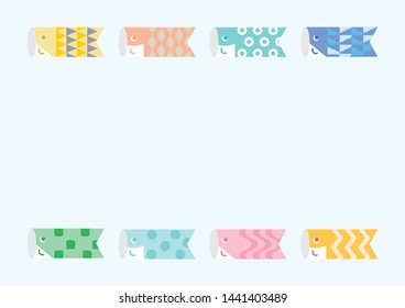 It is an illustration of a carp streamer