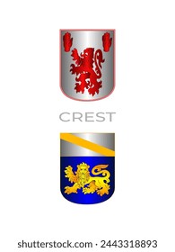 Illustration of Carroll Coat of Arms, Family Crest
