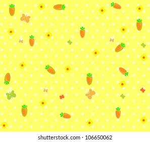 Illustration of a Carrot .Vector