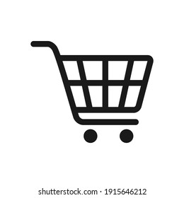 illustration of cart icon for shopping