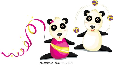 Illustration of  a cartoon animal on white