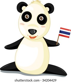 Illustration of  a cartoon animal on white