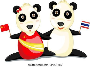Illustration of  a cartoon animal on white