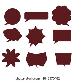 Illustration of a cartoon balloon using the traditional Japanese pattern ’samme komon', New Year's card material.