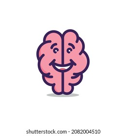 Illustration of a cartoon brain