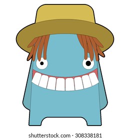 illustration of cartoon character
