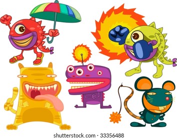 Illustration of  a cartoon character on white