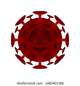 illustration of a cartoon character from a virus - vector