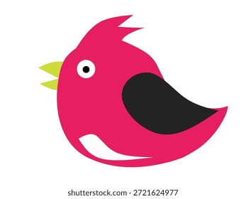Ilustración de un pollo de dibujos animados