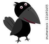 illustration of Cartoon crow
