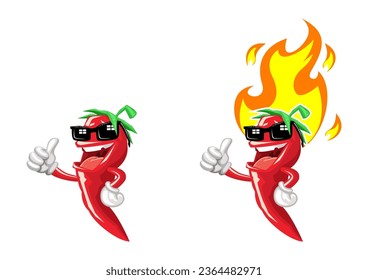 Dibujo ilustrativo de una tira cómica de chili