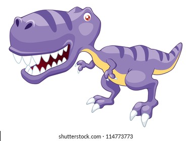 Illustration Of Cartoon Dinosaur