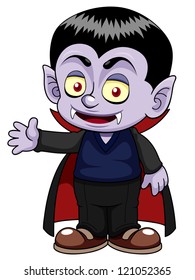 illustration of Cartoon dracula