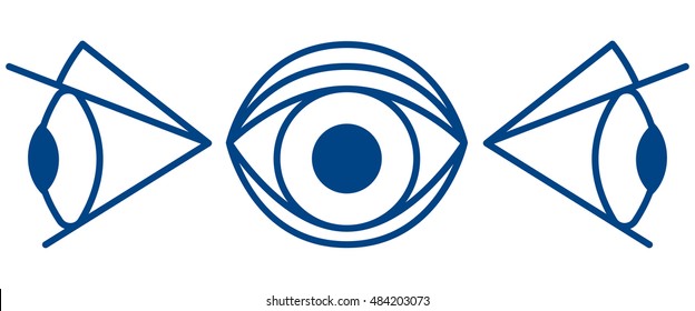 Illustration of the cartoon eyes icon