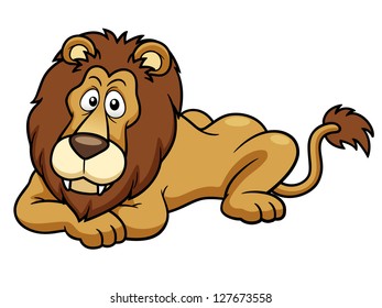 illustration of Cartoon lion