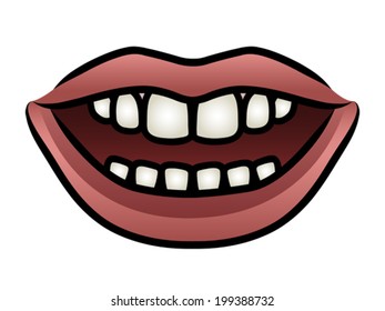 Similar Images, Stock Photos & Vectors of Illustration Cartoon Mouth